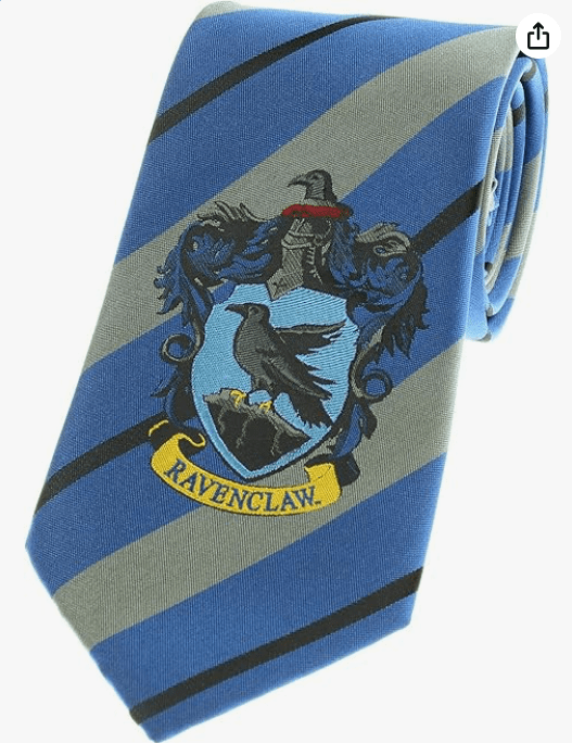 Bioworld Premium Harry Potter Tie Striped House Crest Necktie Neckwear