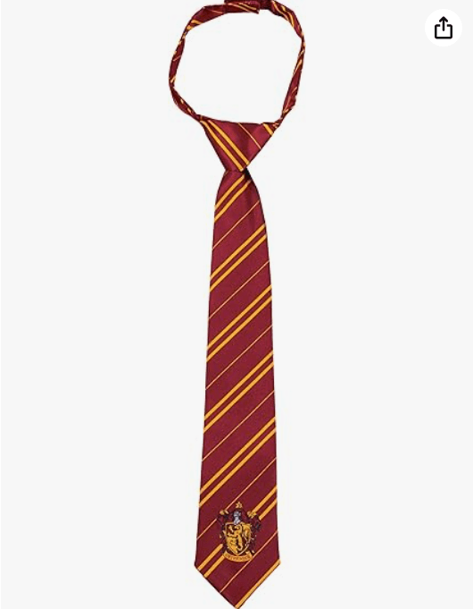 Harry Potter Costume Necktie, Official Hogwarts Wizarding World Kids Costume Breakaway Child Size Tie