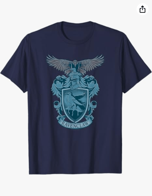 Harry Potter Ravenclaw Raven Crest T-Shirt