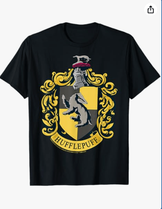 Harry Potter Hufflepuff House Crest T-Shirt