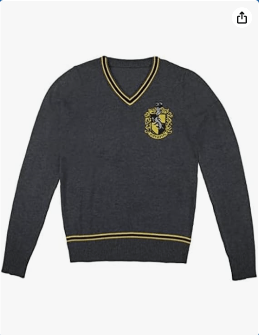 Cinereplicas Harry Potter - Hogwarts Sweater Gryffindor/Slytherin/Ravenclaw/Hufflepuff - XS/S/M/L/XL - Official License
