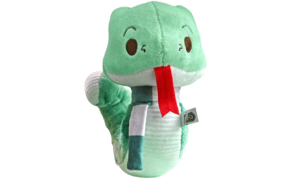  KIDS PREFERRED Harry Potter Slytherin Green Snake Plush Stuffed Animal with Embroidered Details and Green Stripped Scarf Hogwarts House Collectible for...