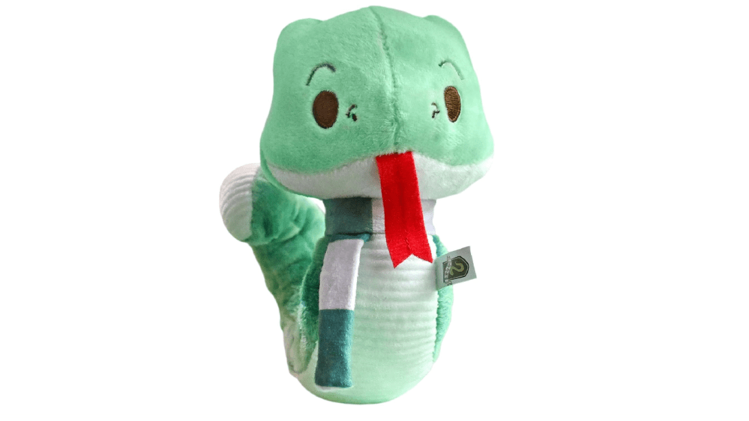 
KIDS PREFERRED Harry Potter Slytherin Green Snake Plush Stuffed Animal with Embroidered Details and Green Stripped Scarf Hogwarts House Collectible for...