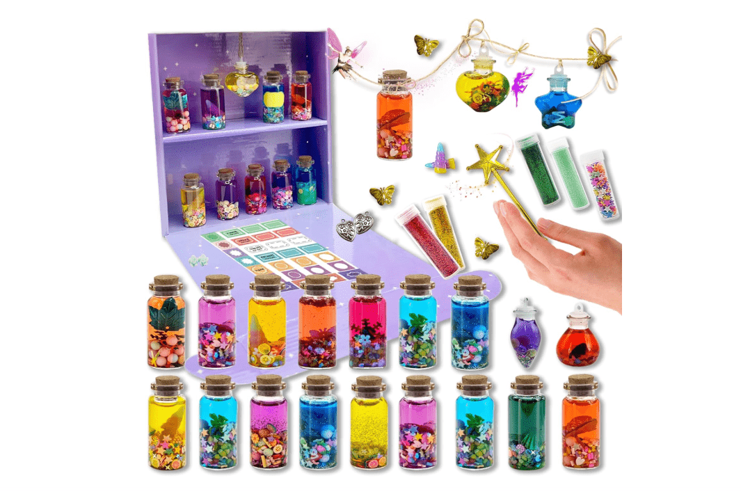 
AWZNG Fairy Potion Kits for Kids,22pcs Fairy Magic Kids Mixies Potion Bottles,Creativity Art Toy for Girls, Fun Birthday Gift Toys for Girl 6 7 8 9 10