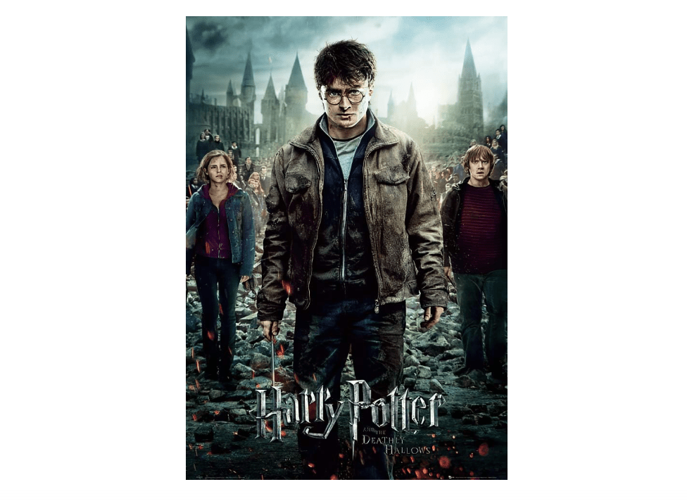 
Harry Potter And The Deathly Hallows: Part 2 - Movie Poster (Regular Style) (Size: 24" x 36") (Unframed)