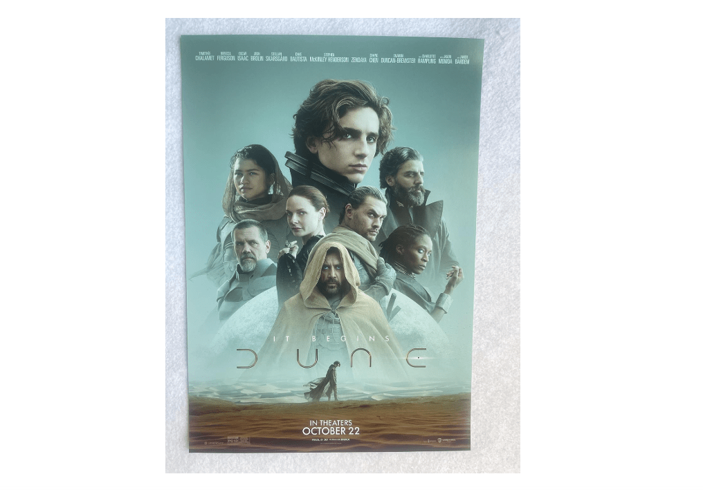 
DUNE- 11.5"X17" Original Promo Movie Poster 2021 Timothee Chalamet Denis Villeneuve