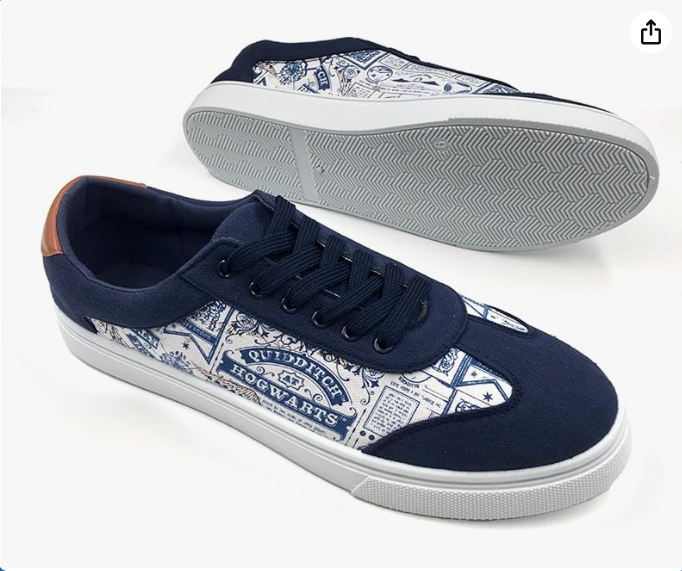 Ground Up Harry Potter Quidditch at Hogwarts Men's Low Top Sneakers