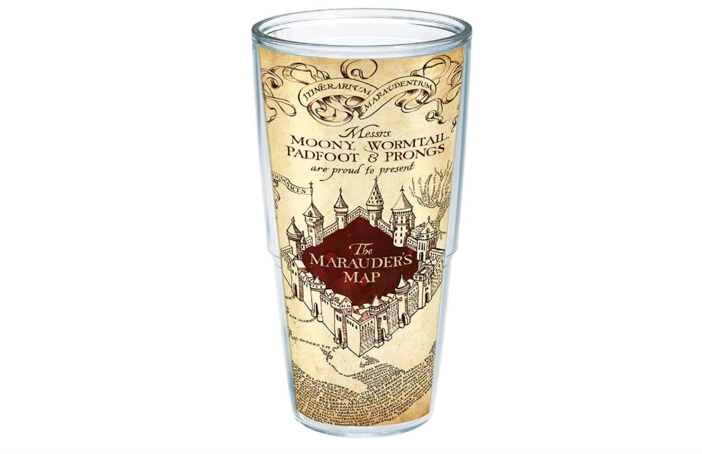 
Tervis Made in USA Double Walled Harry Potter™ - The Marauder's Map Insulated Tumbler Cup Keeps Drinks Cold & Hot, 24oz - No Lid, Clear
