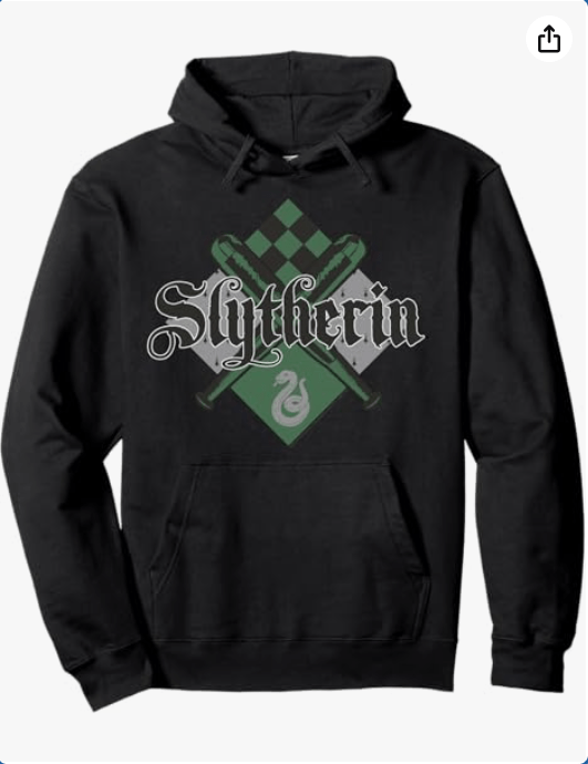 Harry Potter Slytherin Quidditch Pullover Hoodie