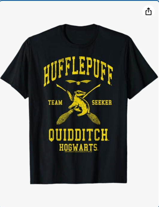 Harry Potter Hufflepuff Quidditch Team Seeker T-Shirt