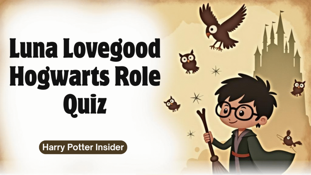Luna Lovegood Hogwarts Role Quiz
