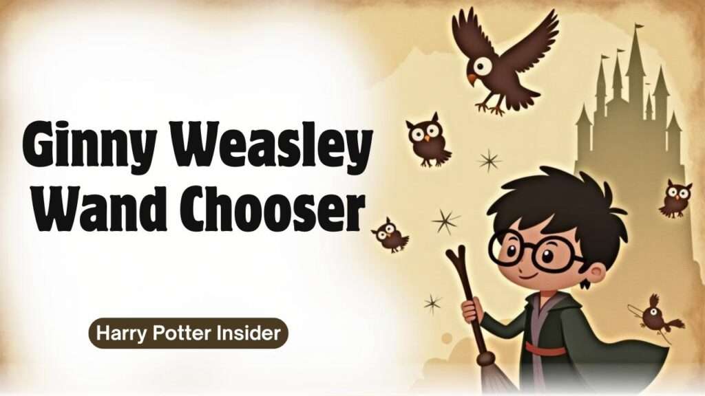Ginny Weasley Wand Chooser