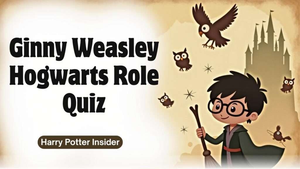 Ginny Weasley Hogwarts Role Quiz