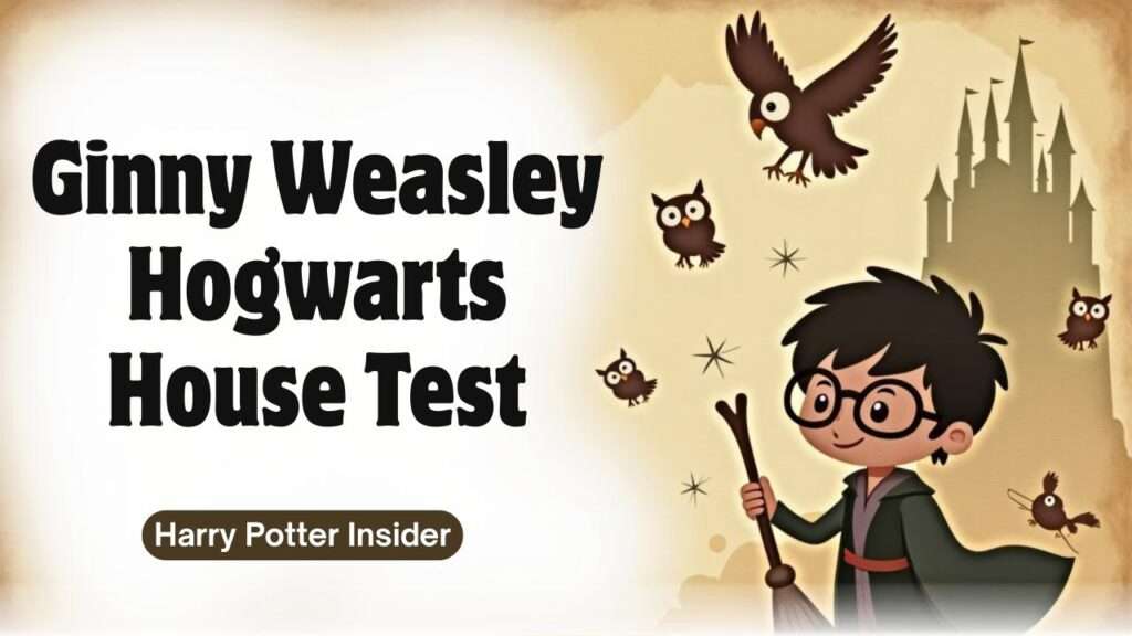 Ginny Weasley Hogwarts House Test