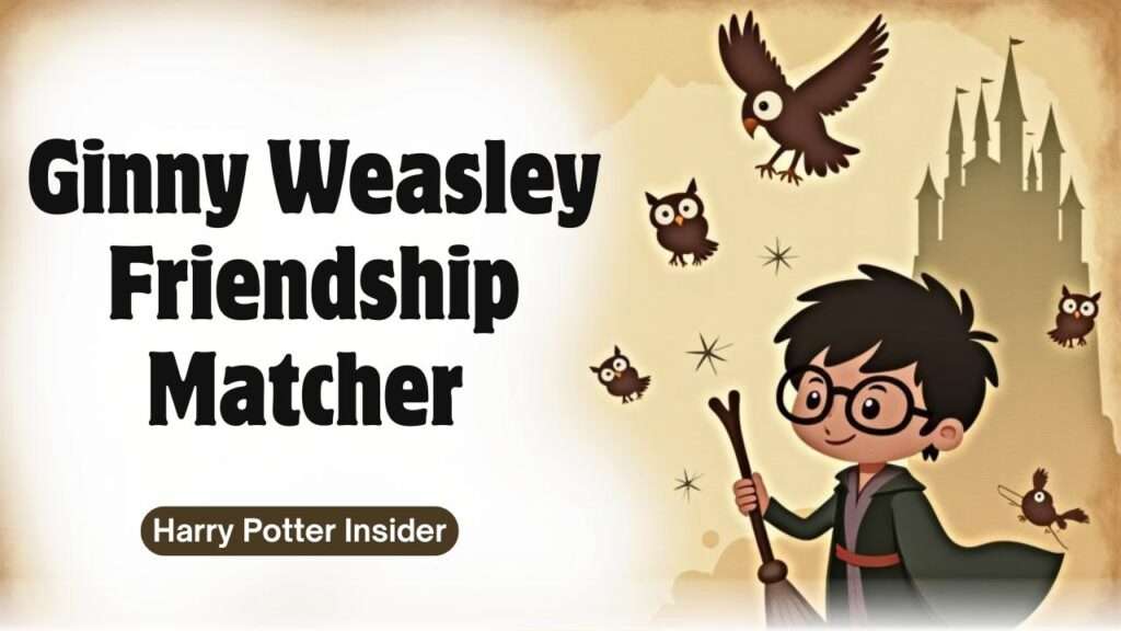 Ginny Weasley Friendship Matcher