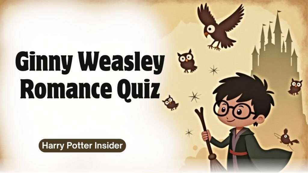 Ginny Weasley Romance Quiz