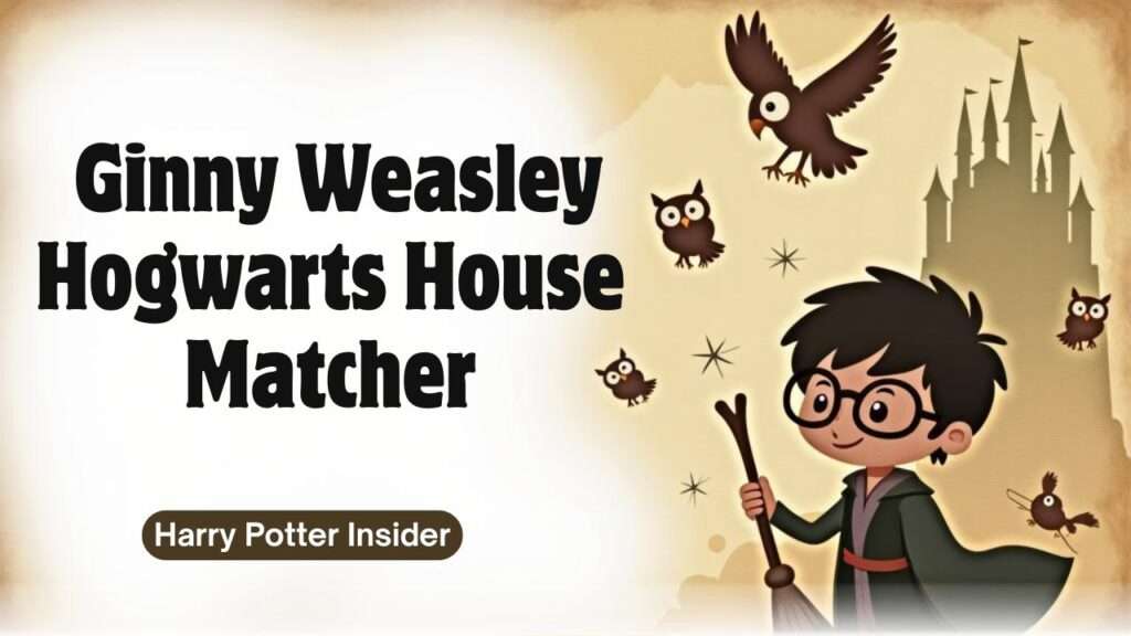 Ginny Weasley Hogwarts House Matcher
