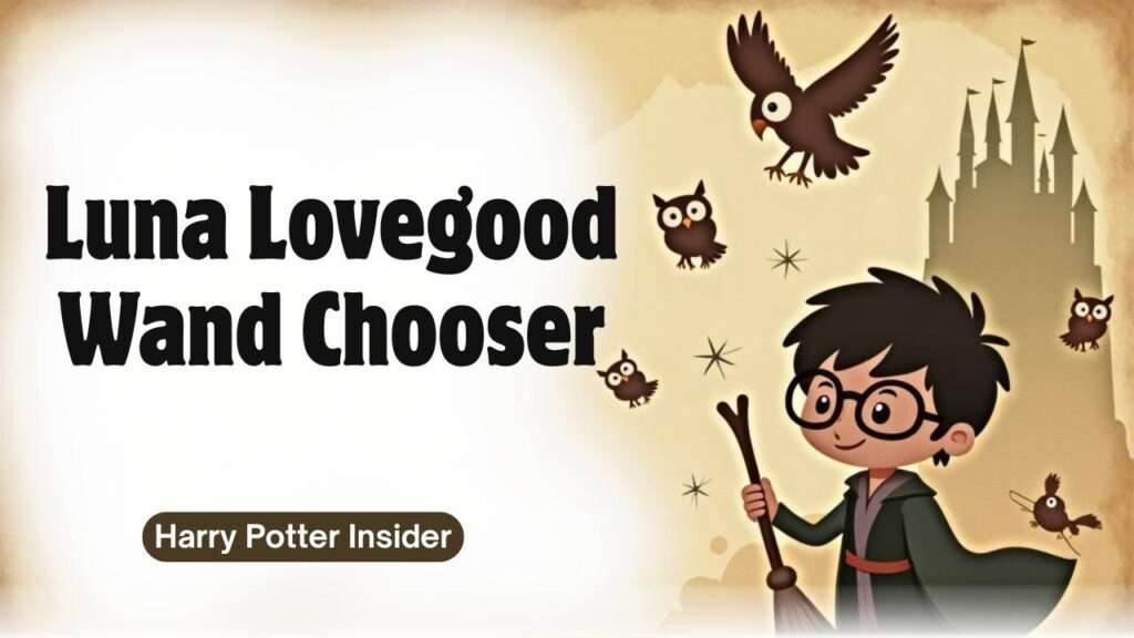 Luna Lovegood Wand Chooser