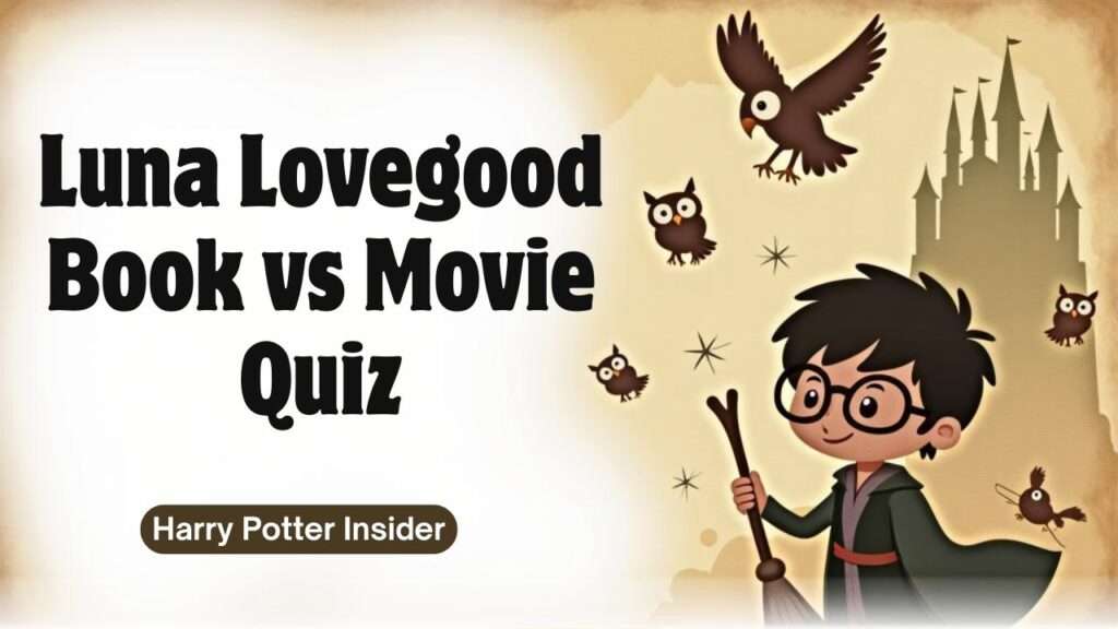 Luna Lovegood Book vs Movie Quiz
