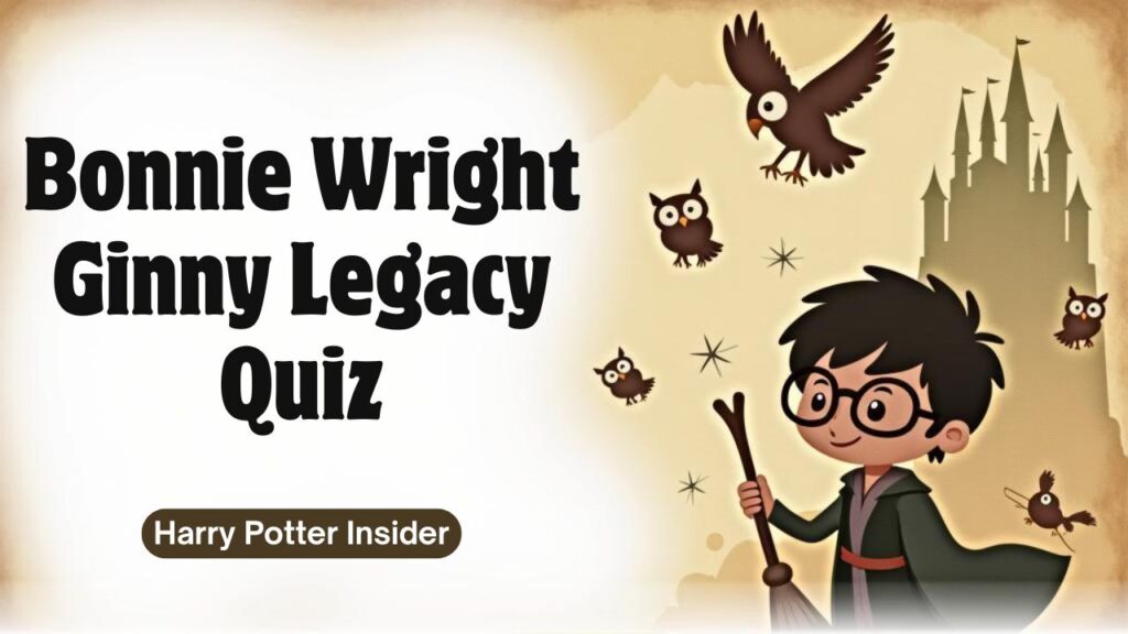 Bonnie Wright Ginny Legacy Quiz