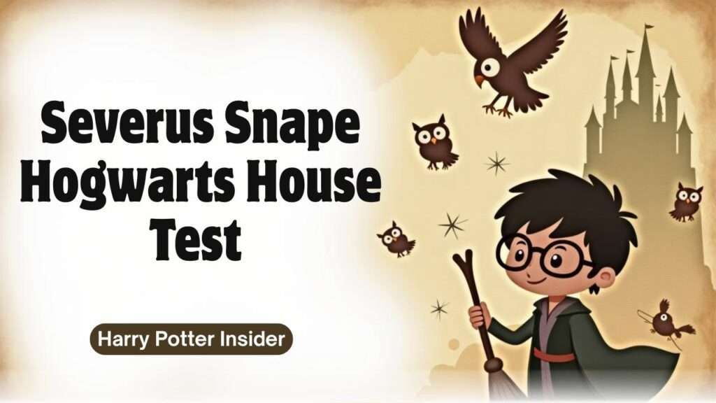 Severus Snape Hogwarts House Test