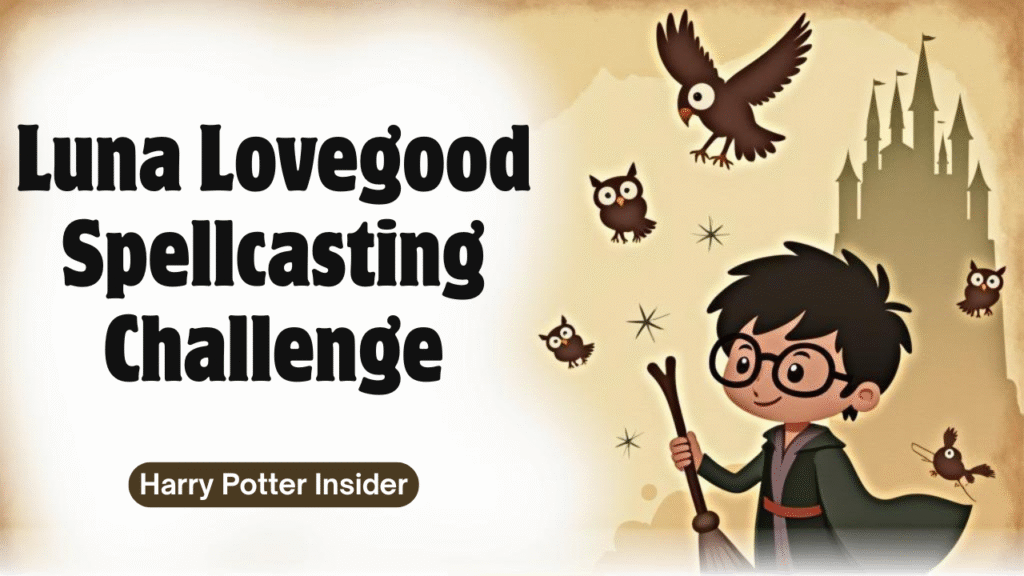 Luna Lovegood Spellcasting Challenge