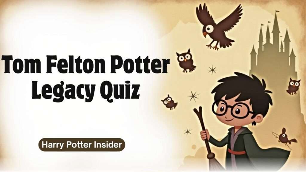 Tom Felton Potter Legacy Quiz