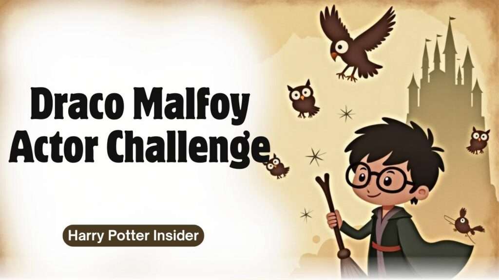 Draco Malfoy Actor Challenge