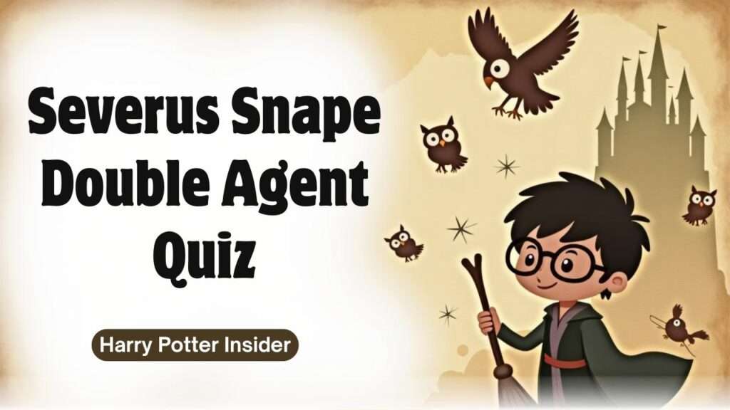 Severus Snape Double Agent Quiz