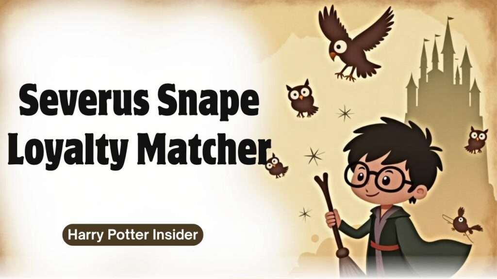 Severus Snape Loyalty Matcher