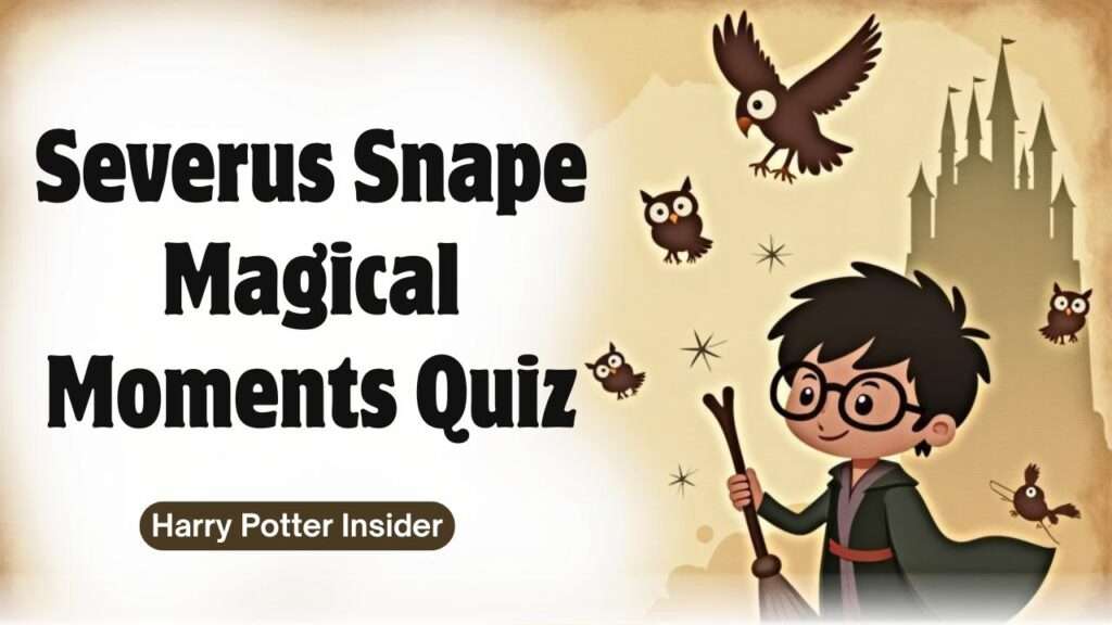 Severus Snape Magical Moments Quiz