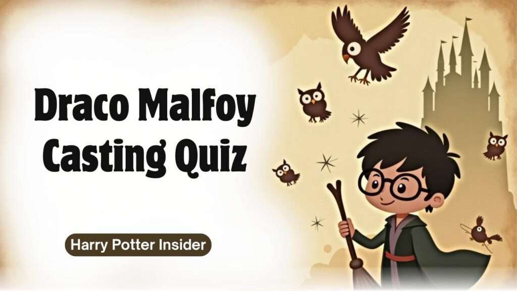 Discover your Hogwarts house with the Draco Malfoy Casting Quiz! Fun, interactive quiz for Harry Potter fans to explore their magical traits.