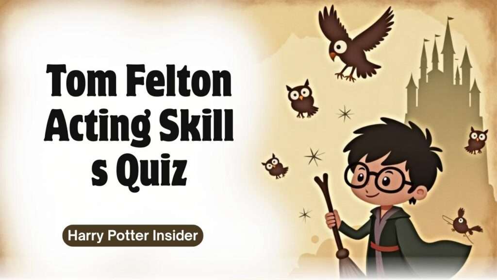 Tom Felton Acting Skills Quiz