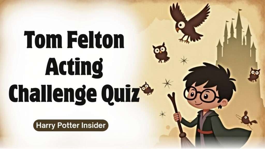 Tom Felton Acting Challenge Quiz