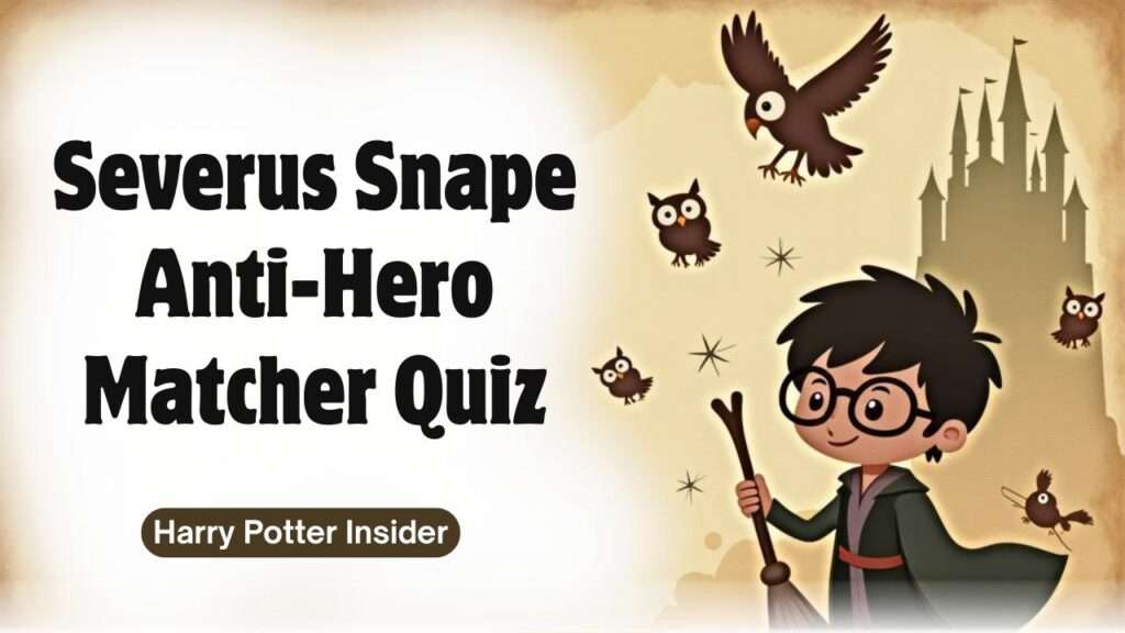 Severus Snape Anti-Hero Matcher Quiz