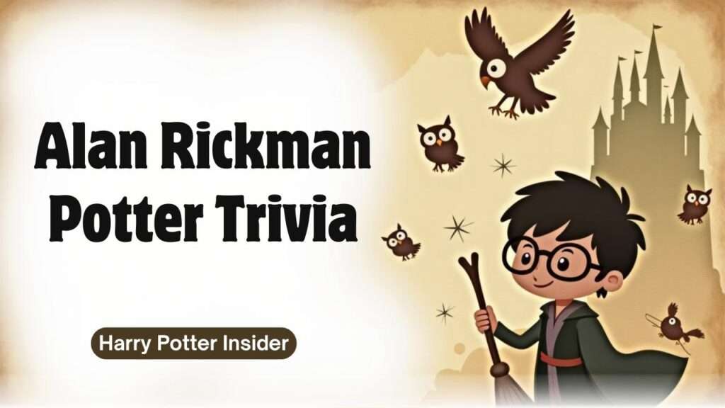 Alan Rickman Potter Trivia