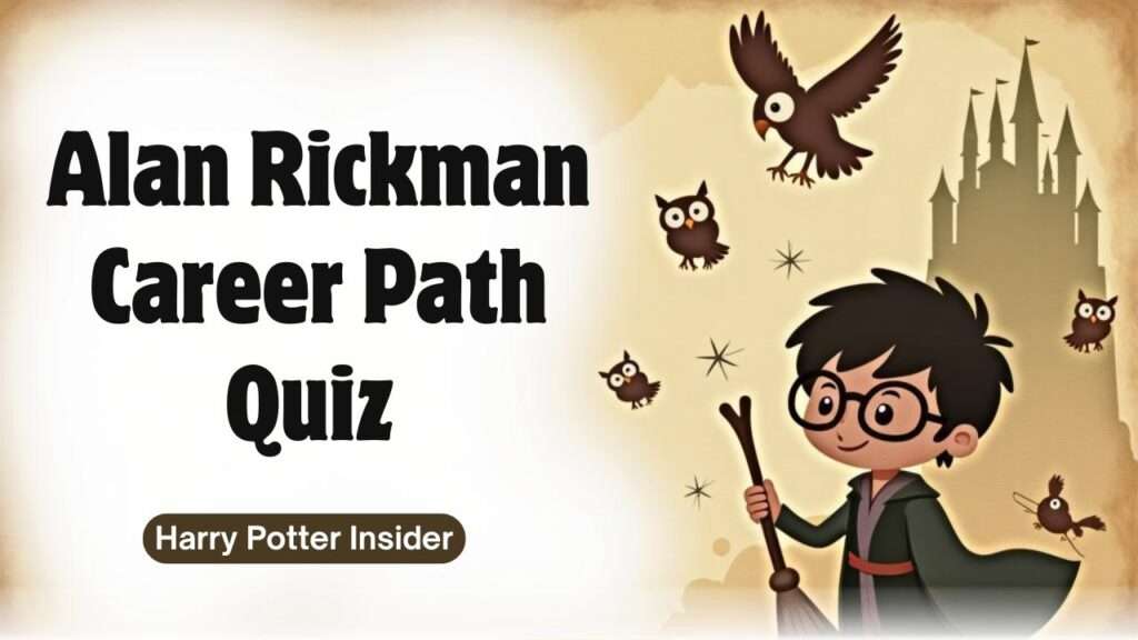 Alan Rickman Career Path Quiz