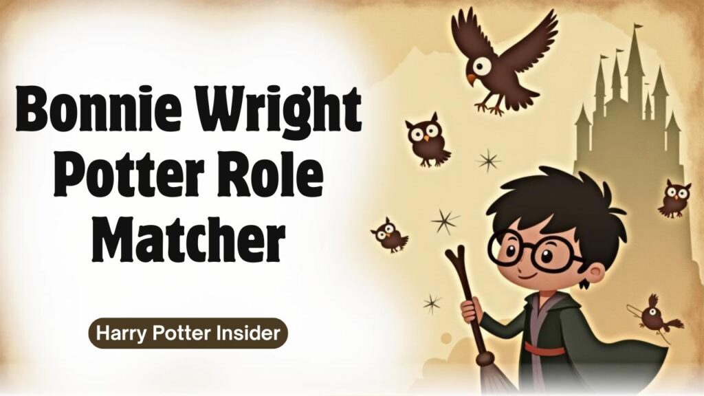 Bonnie Wright Potter Role Matcher