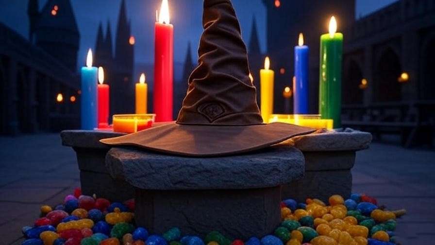 Harry Potter sorting candle