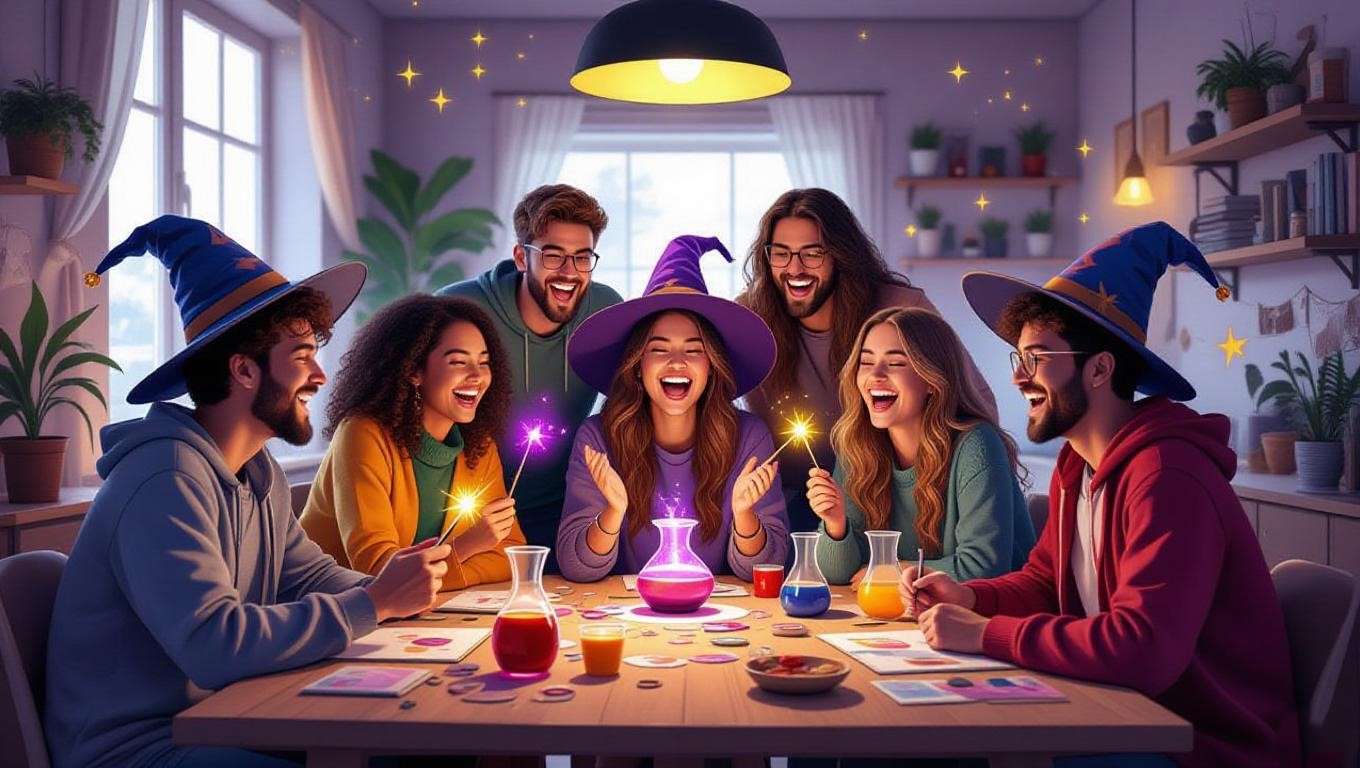 Harry Potter fans creating fan art and cosplay, enduring fandom creativity and community.
