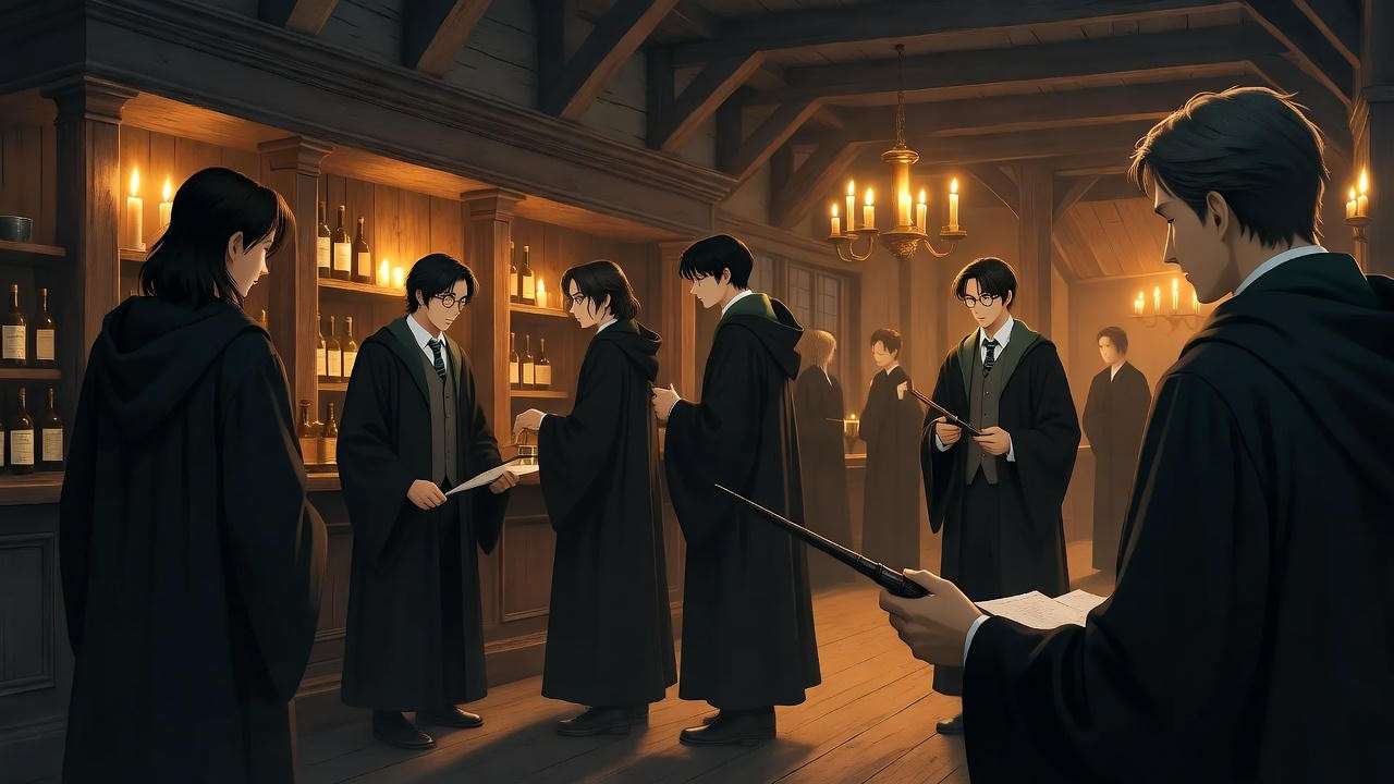 The Leaky Cauldron as a safe house during the wizarding war.