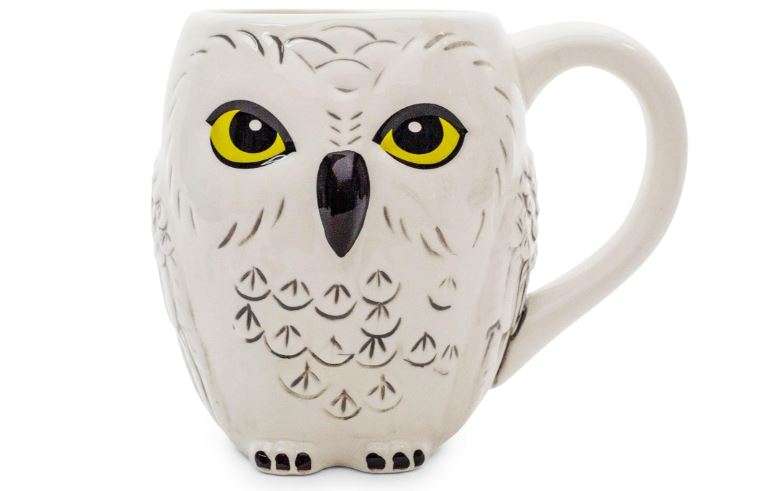 Silver Buffalo Harry Potter Hedwig 3D Sculpted Ceramic Mug, 20 Ounces
