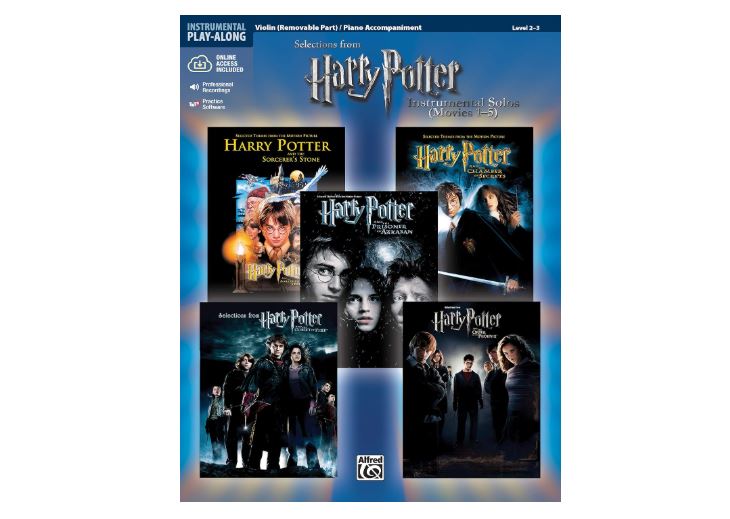 Harry Potter, Instrumental Solos for Violin/Piano Accompaniment (Movies 1-5) (Pop Instrumental Solo) 