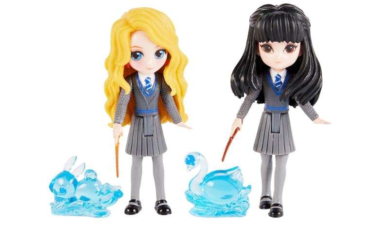 Wizarding World Harry Potter, Magical Minis Luna Lovegood and Cho Chang Patronus Friendship Set with 2 Creatures, Kids Toys for Ages 5 and up
