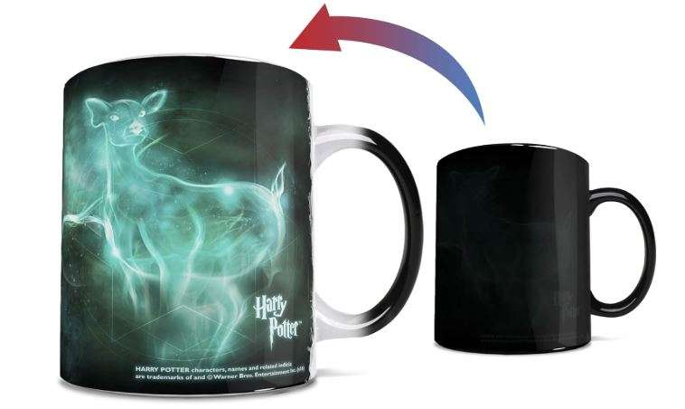 Morphing Mugs Harry Potter - Always - Patronus - 11 oz Heat Sensitive Mug – Ceramic Color Changing Coffee Tea Mug
