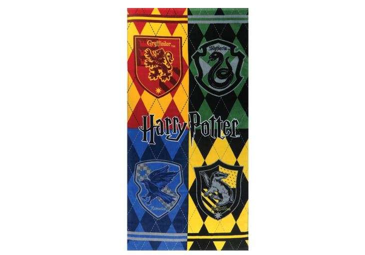 Harry Potter Houses 28x58 Beach Towel