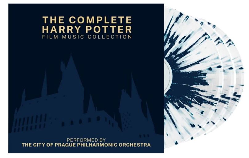 The Complete Harry Potter Film Music Collection - Exclusive Limited Edition White w/ Blue Splatter Colored Vinyl 3LP (Only 500 Copies Pressed Worldwide!) 