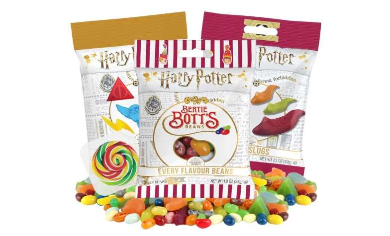 Needzo Jelly Slugs, Bertie Botts Every Flavored Beans, Magical Sweets, Wizard Gummy Candy Assortment, 2 Ounces Each, Pack of 3
