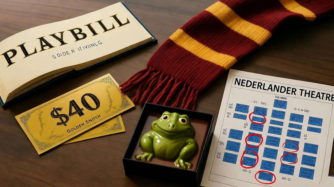 Budget planning items for Harry Potter and the Cursed Child Chicago tickets and experience