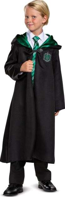 Harry Potter Robe, Official Hogwarts Wizarding World Costume Robes, Classic Kids Size Dress Up Accessory